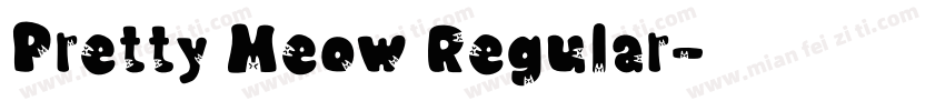 Pretty Meow Regular字体转换